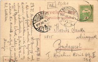 1907 Fiume, Rijeka; Ponte Girante / bridge. W.L. 1202. (EK)