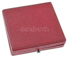 Ligeti Miklós (1871-1944) ~1928. "Dessewffy Aurél" kétoldalas bronz plakett eredeti tokban...