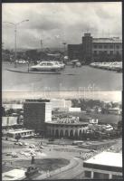 cca 1975-1982 Addisz-Abeba, Etiópia, 5 db sajtófotó, MTI Külföldi Képszolgálat, a hátoldalon felirat...