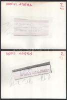 cca 1975-1982 Addisz-Abeba, Etiópia, 5 db sajtófotó, MTI Külföldi Képszolgálat, a hátoldalon felirat...