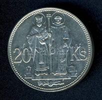 Szlovákia 1941. 20K Ag "Cirill és Method" T:2 kis ph.