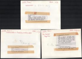 cca 1965-1973 Lima, Peru, 5 db sajtófotó, MTI Külföldi Képszolgálat, a hátoldalon feliratozva, 18x13...