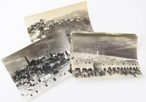 cca 1968-1974 Ghardaia és Beni Yenni, Algéria, 5 db MTI sajtófotó, a hátoldalon feliratozva, 18x13 cm