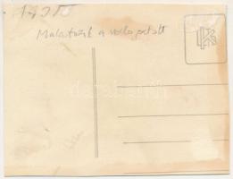 1935 Román válogatott labdarúgó csapat focistái mulatozás közben / Players of the Romanian National ...