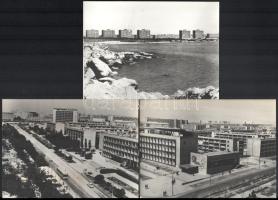 cca 1970 Sevcsenko, Szovjetunió (ma Aktau, Kazahsztán), 6 db sajtófotó, MTI Külföldi Képszolgálat, a hátoldalon feliratozva, vegyes állapotban, 18x13 cm