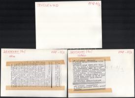 cca 1970 Sevcsenko, Szovjetunió (ma Aktau, Kazahsztán), 6 db sajtófotó, MTI Külföldi Képszolgálat, a...