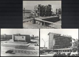 cca 1970 Sevcsenko, Szovjetunió (ma Aktau, Kazahsztán), 6 db sajtófotó, MTI Külföldi Képszolgálat, a...