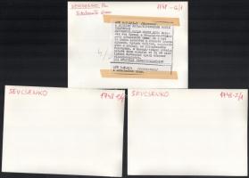 cca 1970 Sevcsenko, Szovjetunió (ma Aktau, Kazahsztán), 6 db sajtófotó, MTI Külföldi Képszolgálat, a...