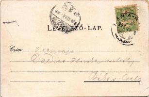 1902 Máriaradna, Mária-Radna, Radna (Lippa, Lipova); Solymosi várrom, kegytemplom. Gregor Fischer / ...