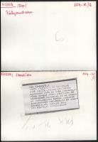 cca 1970-1980 Nizza, Franciaország, 5 db sajtófotó, a hátoldalon feliratozva, vegyes állapotban, 18x...