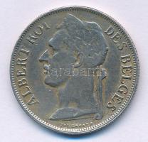 Belga-Kongó 1924. 1Fr Cu-Ni "I. Albert" T:VF Belgian Congo 1924. 1 Franc Cu-Ni "Albert I" C:VF Krause KM#20