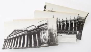 cca 1975-1980 Cambridge, Nagy-Britannia, 6 db sajtófotó, MTI Külföldi Képszolgálat, a hátoldalon feliratozva, 18x13 cm