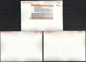 cca 1970 Zaporizzsja (Zaporozsje), Ukrajna, 5 db sajtófotó, a hátoldalon feliratozva, 18x13 cm