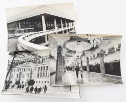 cca 1970-1980 Taskent, Üzbegisztán, 6 db sajtófotó, MTI Külföldi Képszolgálat, a hátoldalon feliratozva, vegyes állapotban, 18x13 cm