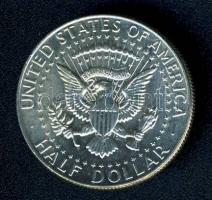 USA 1964. 1/2$ Ag "Kennedy" T:2+ k. kis ph