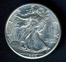 USA 1945D 1/2$ Ag "Walking" T:2 apró ph.