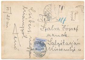 1942 Palást, Plástovce; Palásthy kastély, Római katolikus templom és iskola, Ivánka kúria, Szövetkez...