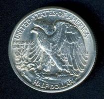 USA 1945D 1/2$ Ag "Walking" T:2 apró ph
