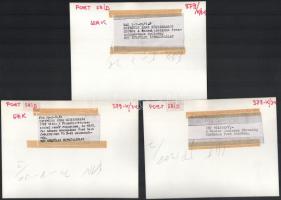 cca 1970-1980 Port Szaíd, Egyiptom, 5 db sajtófotó, MTI Külföldi Képszolgálat, a hátoldalon felirato...