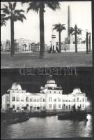 cca 1970-1980 Port Szaíd, Egyiptom, 5 db sajtófotó, MTI Külföldi Képszolgálat, a hátoldalon felirato...