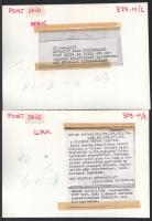 cca 1970-1980 Port Szaíd, Egyiptom, 5 db sajtófotó, MTI Külföldi Képszolgálat, a hátoldalon felirato...