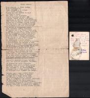 1944 Lampert Jenő izraelita vallású személy fotója, igazolványa, személyazonosítója, stb