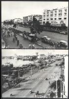 cca 1975-1980 Saigon, Dél-Vietnám, 5 db sajtófotó, MTI Külföldi Képszolgálat, a hátoldalon feliratoz...