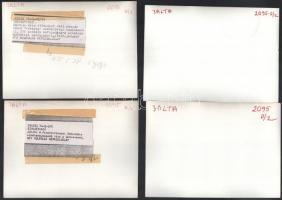 cca 1975-1980 Jalta, Krím-félsziget, Szovjetunió, 7 db sajtófotó, a hátoldalon feliratozva, vegyes á...