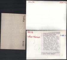 cca 1975-1980 Jalta, Krím-félsziget, Szovjetunió, 7 db sajtófotó, a hátoldalon feliratozva, vegyes á...