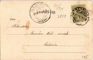 1906 Budapest XII. Jánoshegy, Erzsébet királyné (Sisi) szobor és zsámla szék (EK)