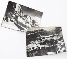 cca 1970-1980 Veliko Tarnovo, Bulgária, 6 db sajtófotó, a hátoldalon feliratozva, vegyes állapotban, 18x13 cm