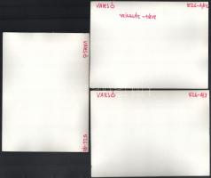 cca 1970-1980 Varsó (Warszawa), Lengyelország, 6 db sajtófotó, a hátoldalon feliratozva, vegyes álla...