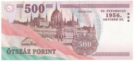 2006. 500Ft "A forradalom 50. évfordulója 1956. október 23.", "EC 6019089" T:AU
...