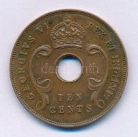 Brit Kelet-Afrika 1937. 10c bronz "György VI." T:XF patina
British East Africa 1937. 10 C...