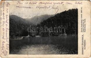 1925 Selmecbánya, Schemnitz, Banská Stiavnica; Felső hodrusi tó / Horny hodrussky rybník / lake (EB)