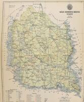 cca 1893-1896 A Magyar Királyság vármegyéi, összesen 66 db térkép, Posner Károly metszése és nyomása...