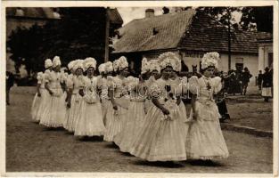 1933 Mezőkövesd, népviselet, magyar folklór (EK)