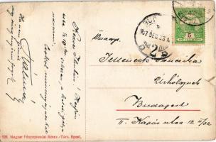 1907 Kadernosk a Johann / Takarító katona, humor / Military humour, cleaning soldier (szakadás / tea...