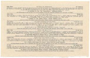 1941. "46. Magyar Királyi Osztálysorsjáték" harmadik osztály 1/4 sorsjegye (A), bélyegzéss...