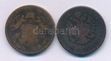 1864B 4kr Cu + 1868KB 4kr Cu T:F