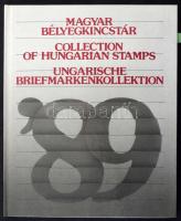 1989 Magyar Bélyegkincstár, benne a speciális Pro Philatelia blokk fekete sorszámmal, tokkal