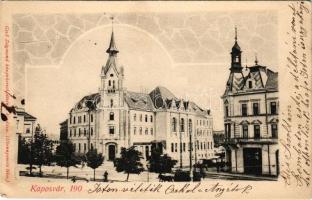 1903 Kaposvár, Városháza. Gerő Zsigmond kiadása (EK)