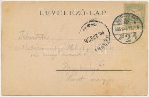 1905 Nagyvárad, Oradea; Ferenc József laktanya, M. kir. honvéd hadapród iskola, M. kir. honvéd huszá...