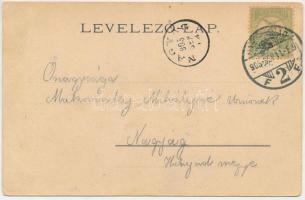 1905 Nagyvárad, Oradea; Szent László tér és szobor, piac, Kishídfő. Színházi tőzsde kiadása, szecess...