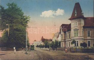 Nagyszeben with tram (Rb)