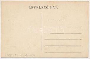 Nagyszeben, Hermannstadt, Sibiu; Grosser Ring / Nagy piac, villamos, Ludwig Fuchs, Karl Graef üzlete...