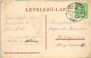 1912 Rácalmás, Fő utca, üzlet. Stark György kiadása (r)