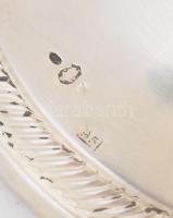 Ezüst (Ag) gyertyatartó, jelzett, súlyozott, bruttó: 225g