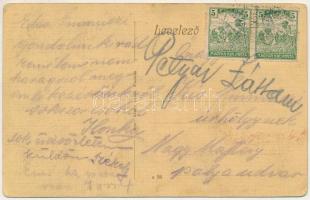 Ombod, Ambud; Református templom, belső. Szabó Lajos kiadása / Calvinist church, interior (EK)