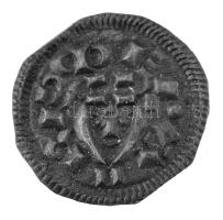 1131-1141. Denár Ag "II. Béla" (0,48g) T:UNC,AU patina Hungary 1131-1141. Denar Ag "Bela II" (0,48g) C:UNC,AU patina Huszár: 50., Unger I.: 43.